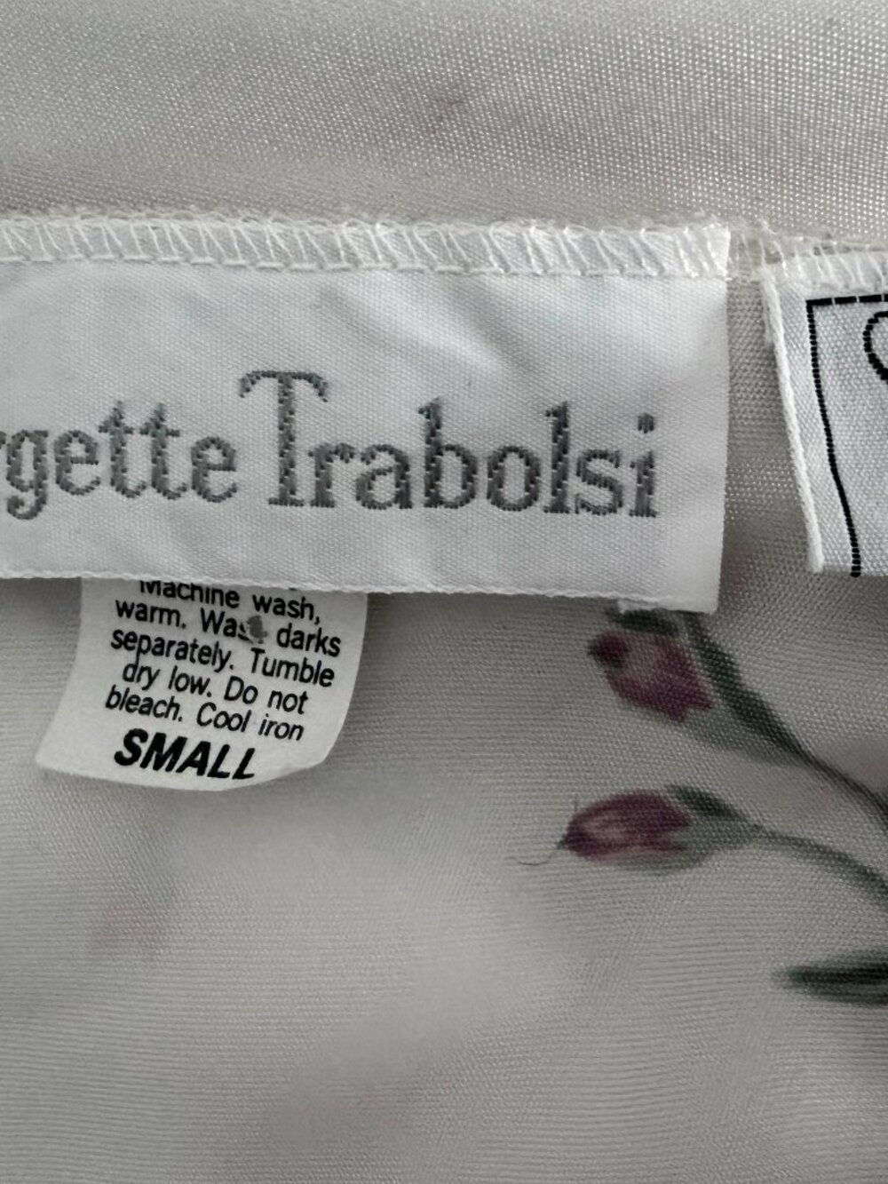 Georgette Trabolsi Women's Lingerie Night Gown Sz. S With Matching Robe  Size M. - Picture 12 of 13